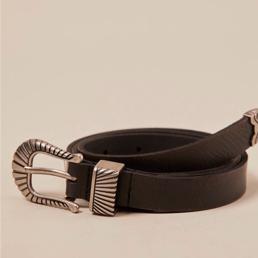 Women’s Lucky Brand Western Faded Leather Belt L